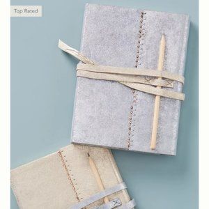 Anthropologie Iridescent Leather Journal